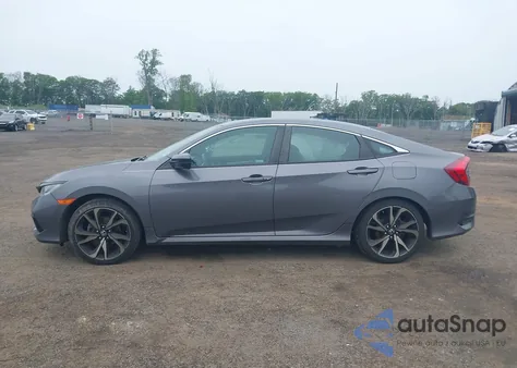 2020 Honda Civic Sport from USA, damaged, VIN 19XFC2F88LE213607